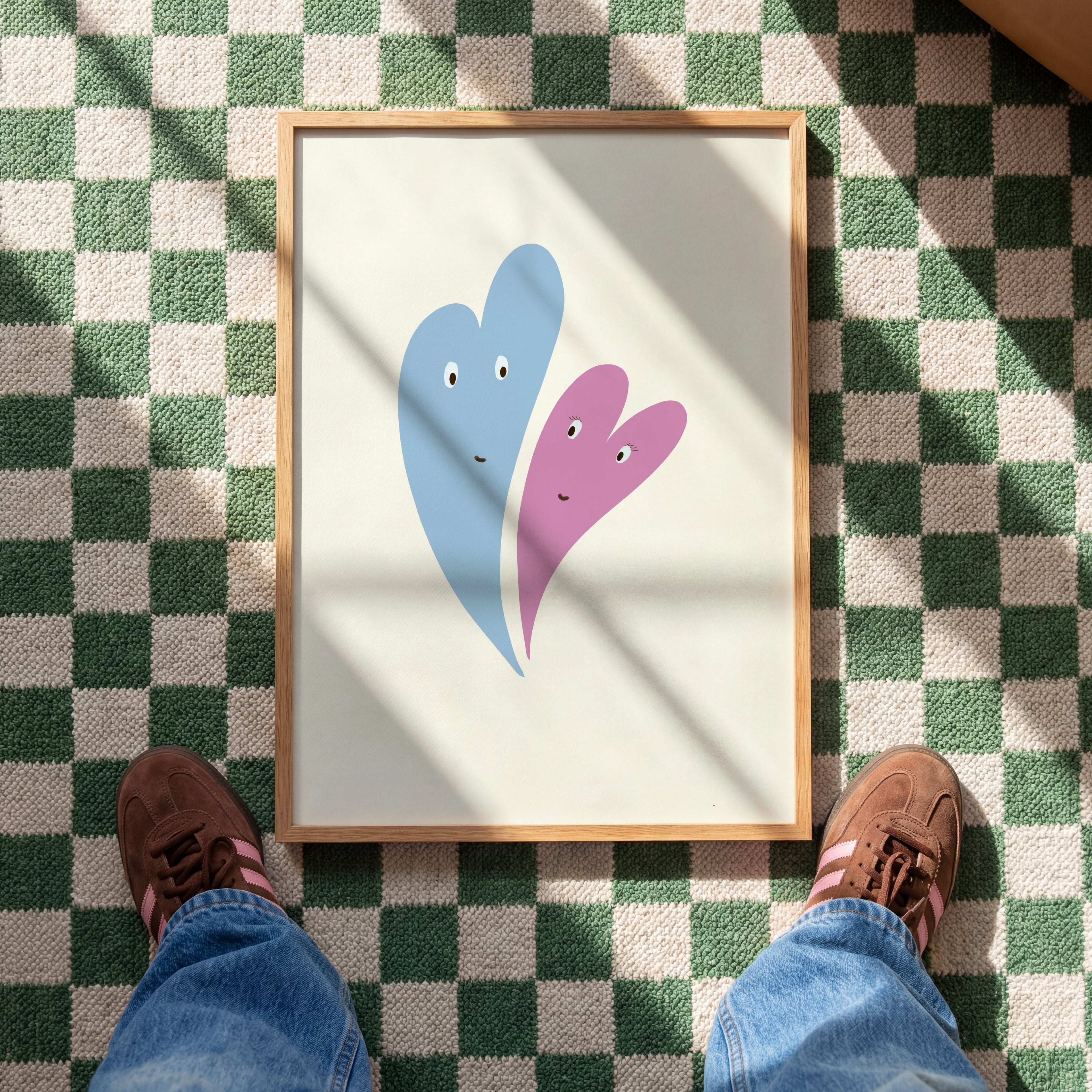 Two Hearts Print
