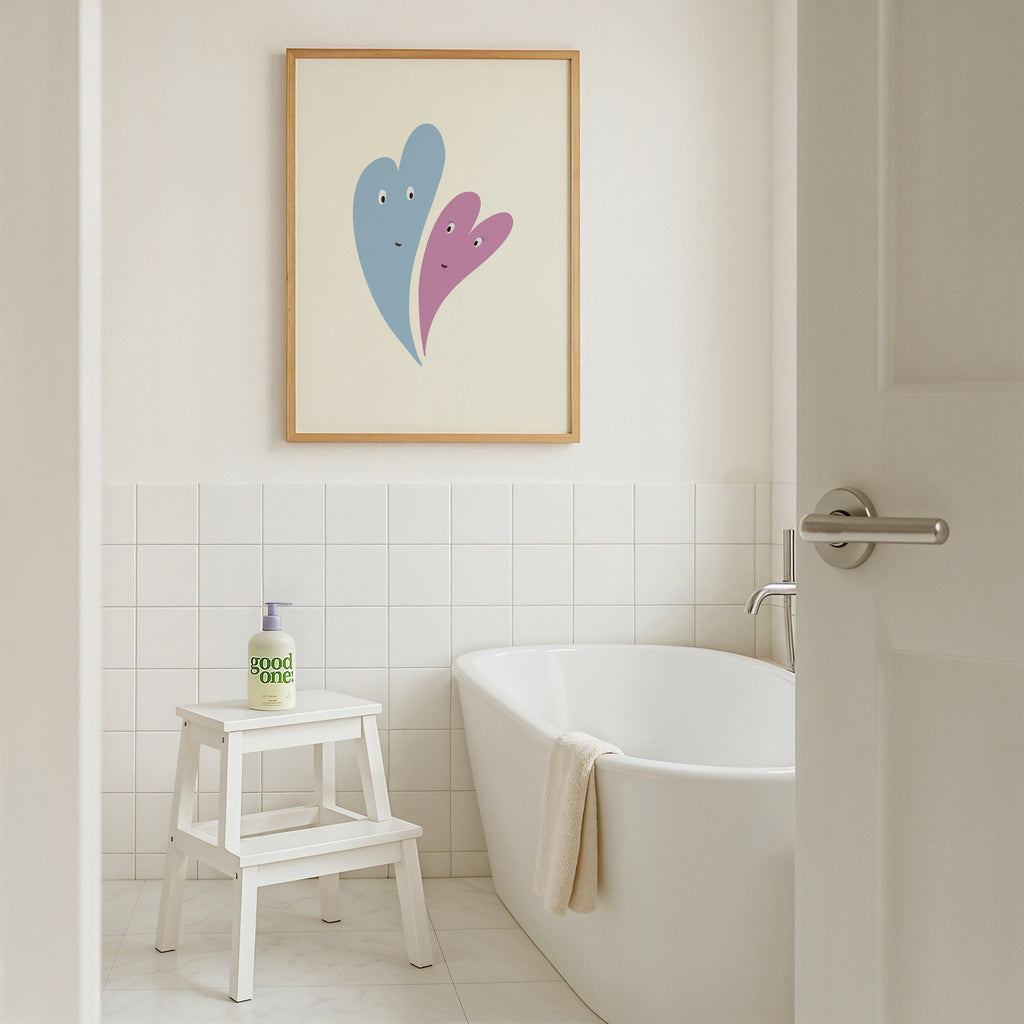 Two Hearts Print
