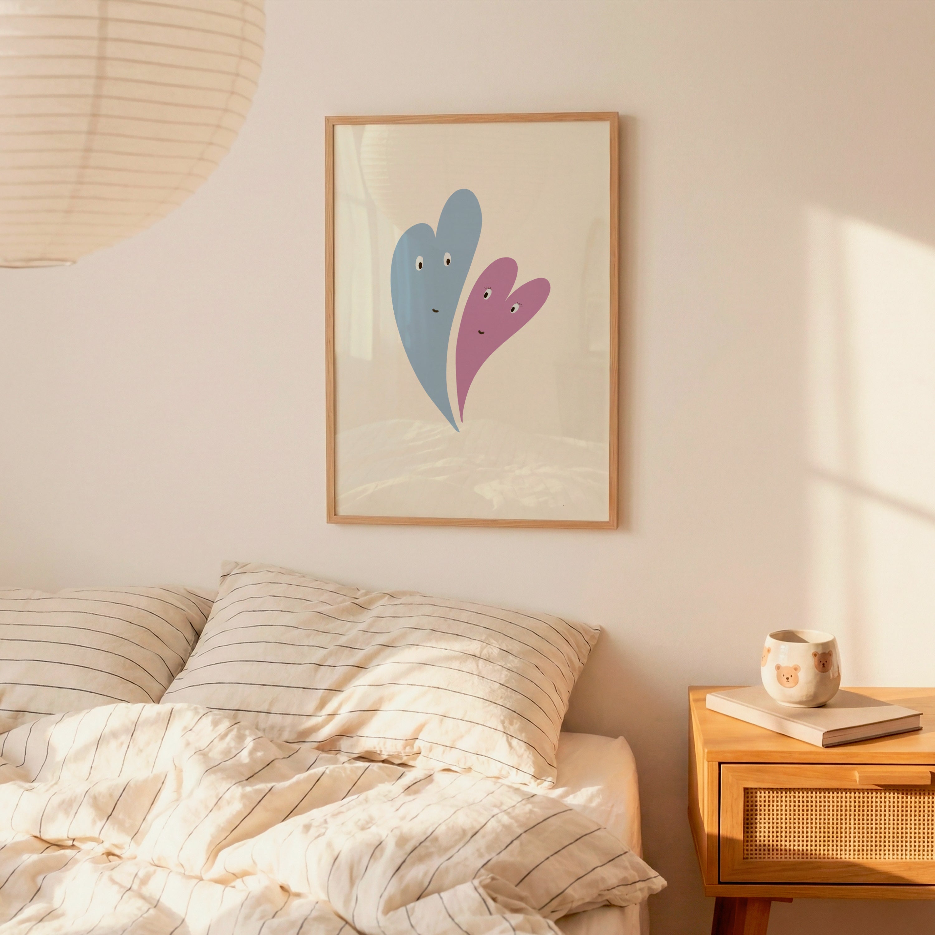 Two Hearts Print