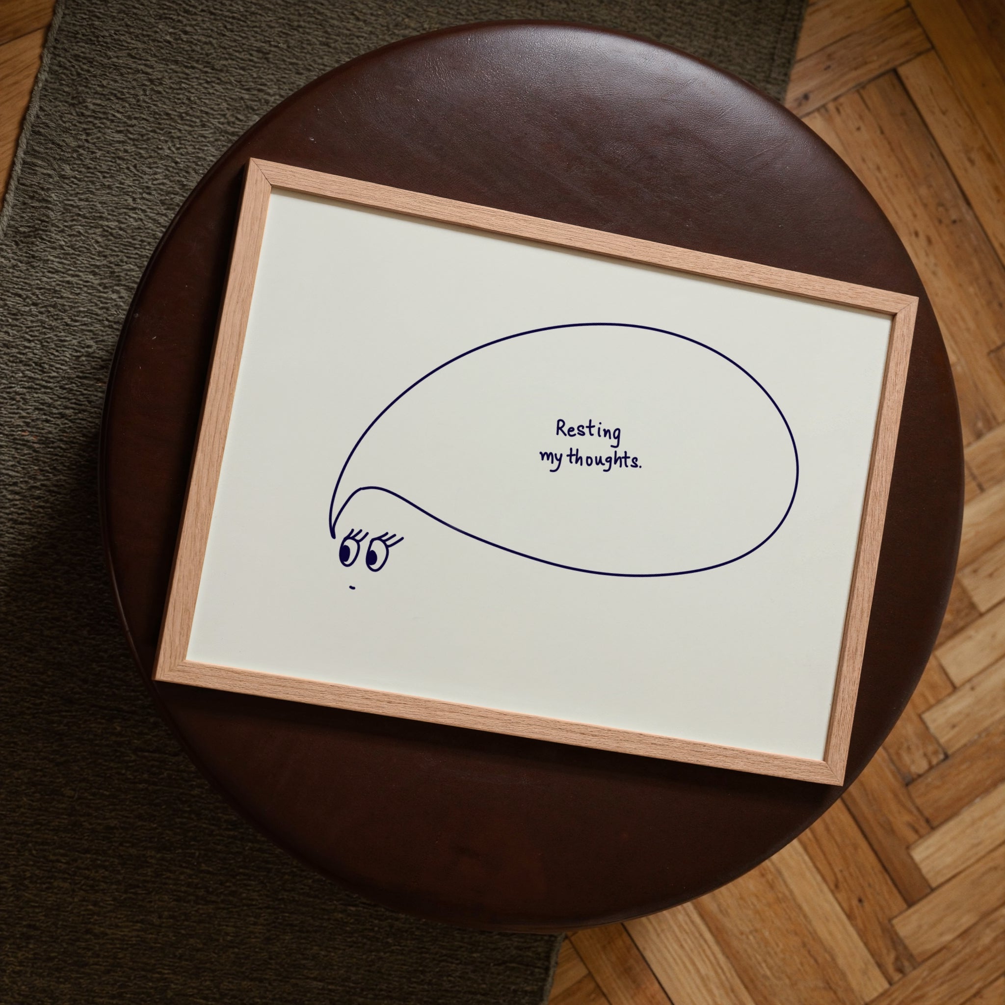 Resting My Thoughts Print