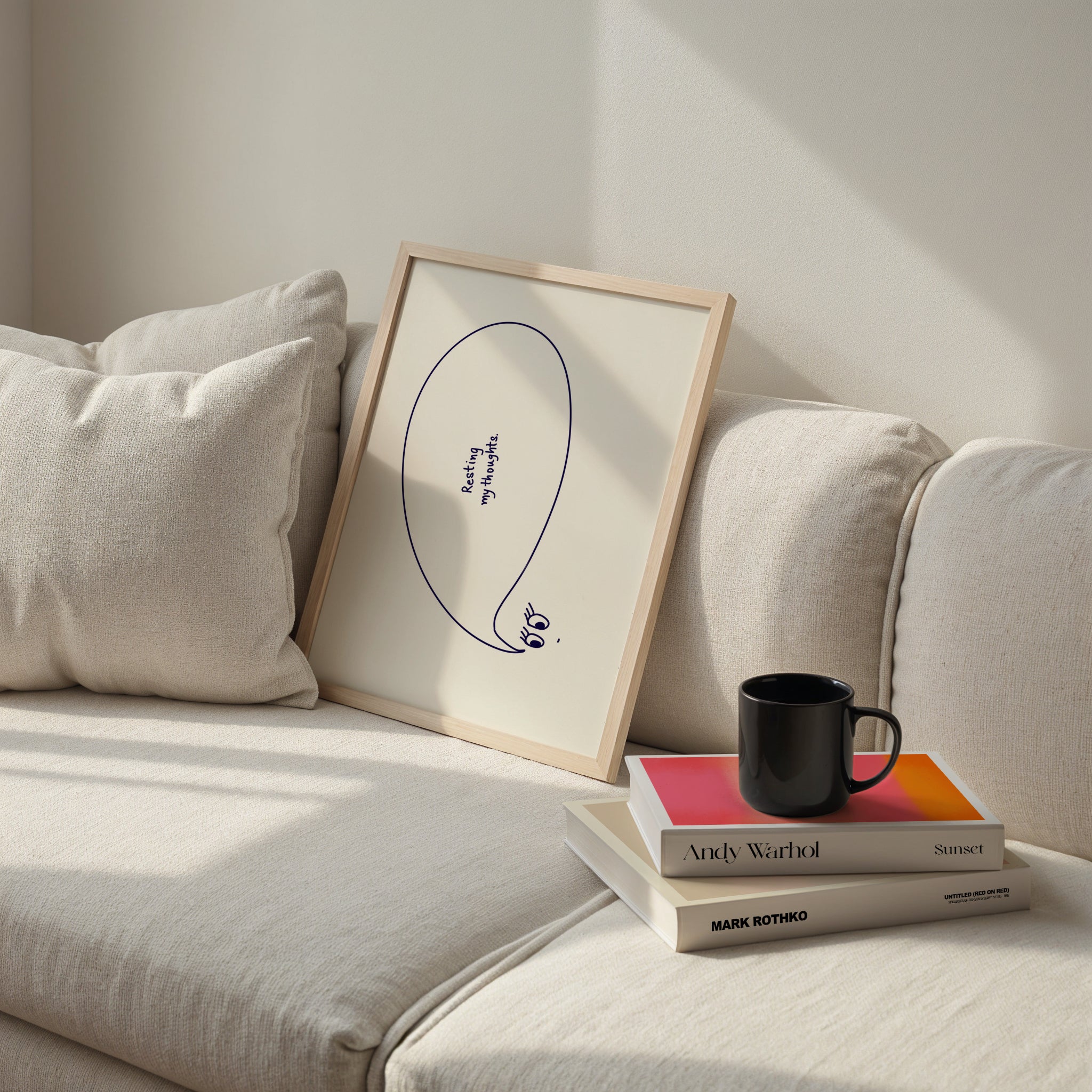 Resting My Thoughts Print